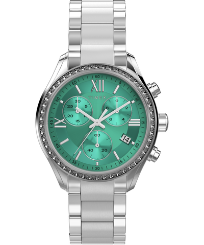 TW2Y28200 Timex Chronograph 38mm Alloy Bracelet Watch Primary Image