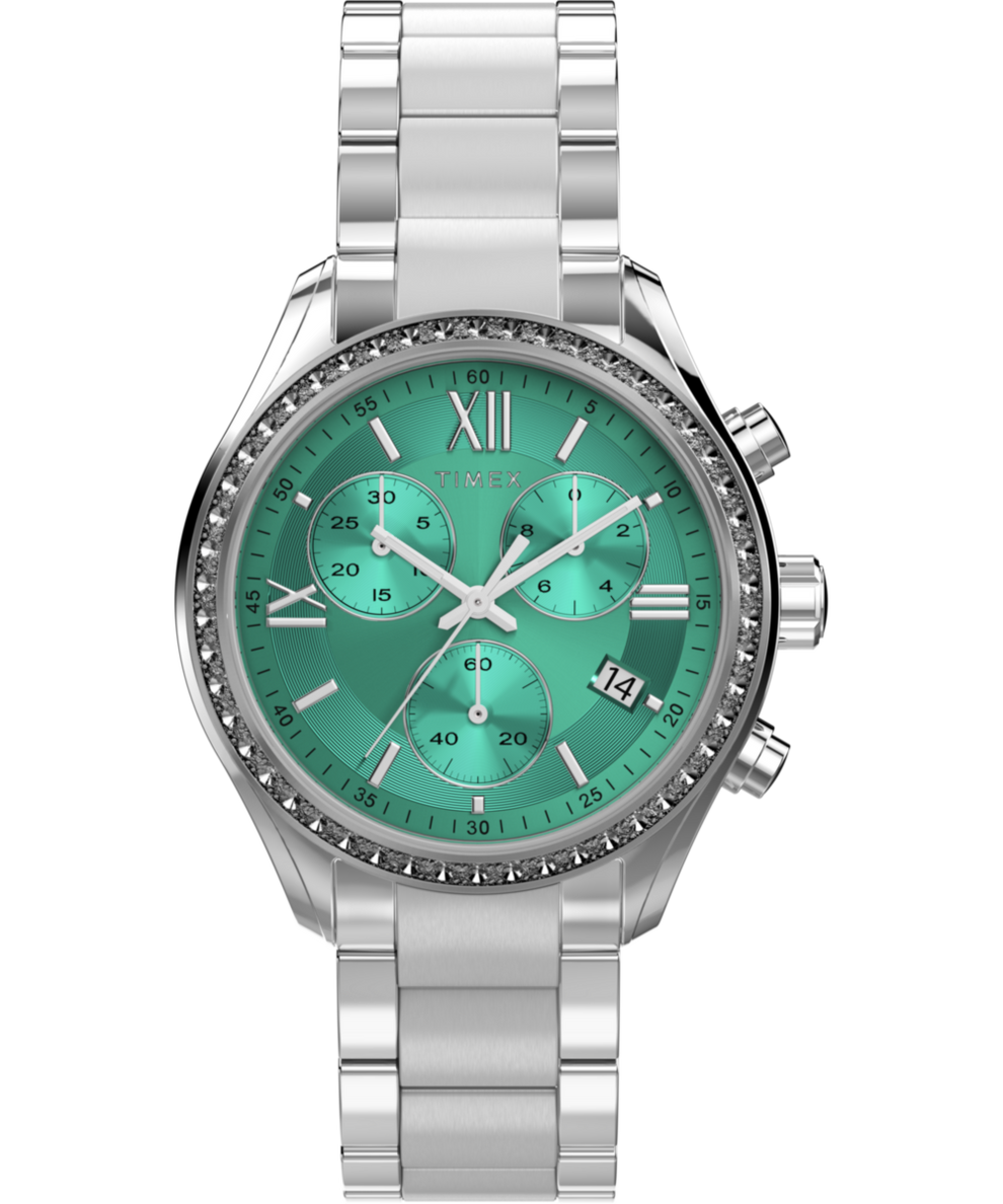 TW2Y28200 Timex Chronograph 38mm Alloy Bracelet Watch Primary Image