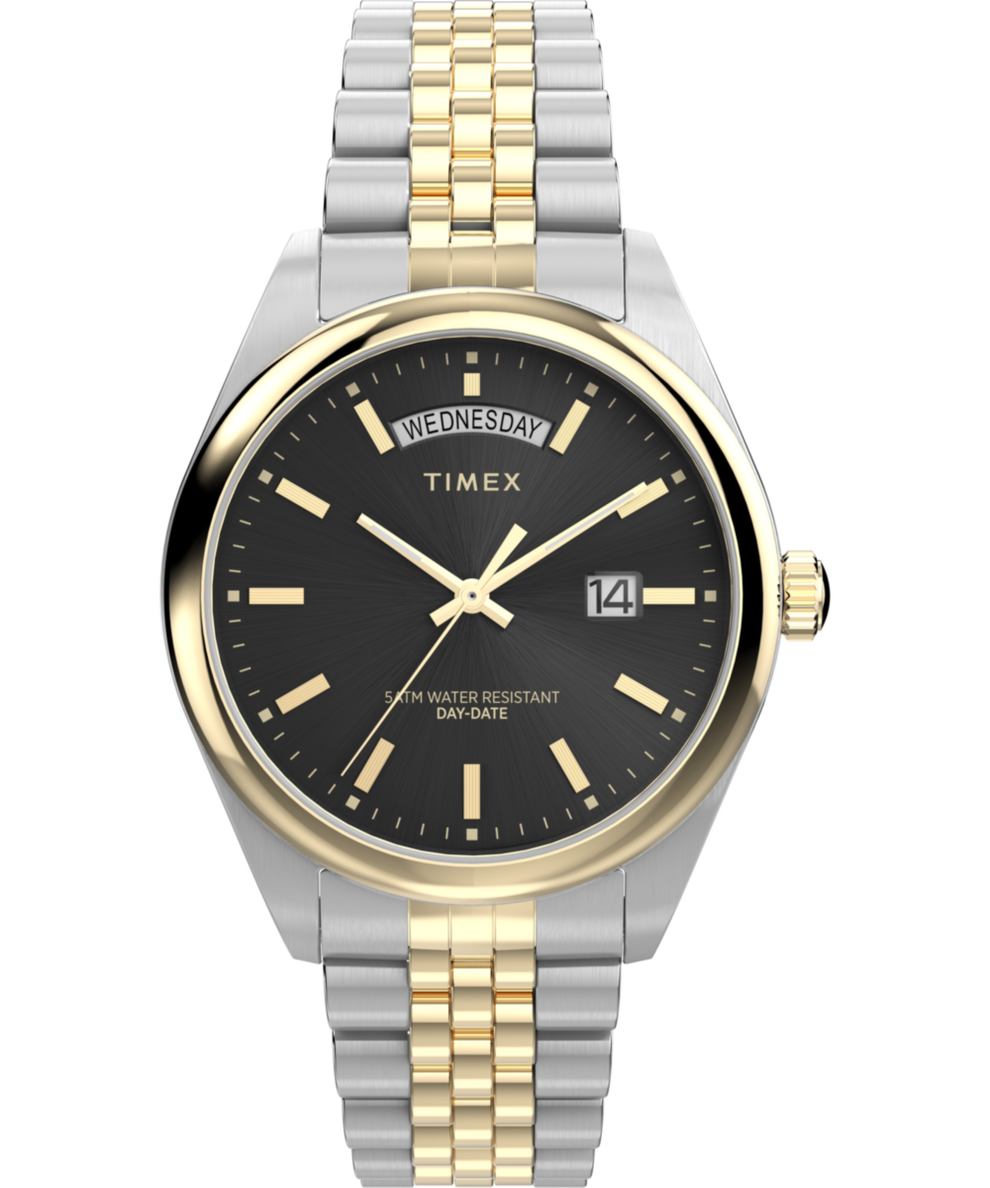 TW2Y28400 Reloj Timex Legacy de 41 mm con brazalete de acero inoxidable. Imagen principal