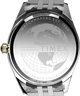 TW2Y28400 Timex Legacy, reloj de 41 mm con brazalete de acero inoxidable. Imagen del fondo de la caja.