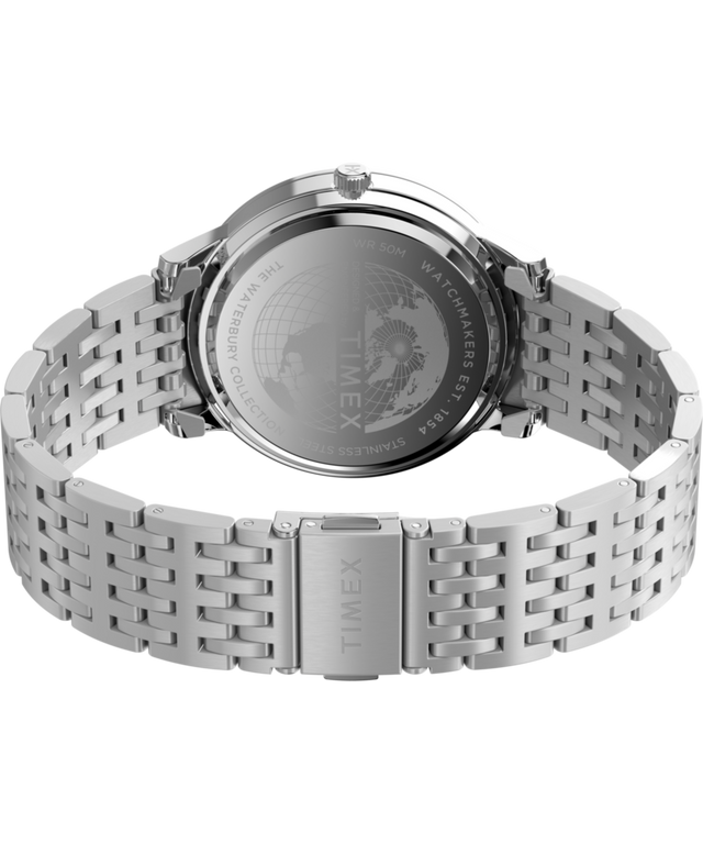 TW2Y28500 Waterbury Classic 40mm Stainless Steel Bracelet Watch Caseback with Attachment Image