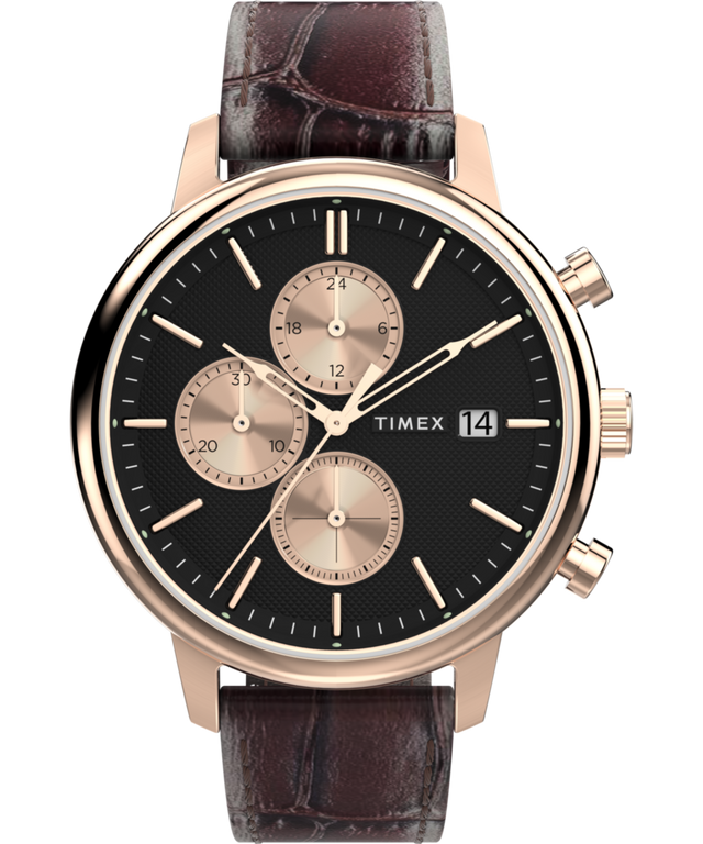 TW2Y28900 Chicago Chronograph 45mm Leather Strap Watch Primary Image