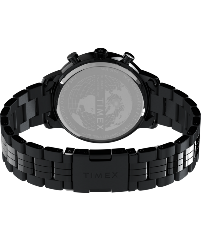 TW2Y29000 Chicago Chronograph 45mm Stainless Steel Bracelet Watch Caseback with Attachment Image