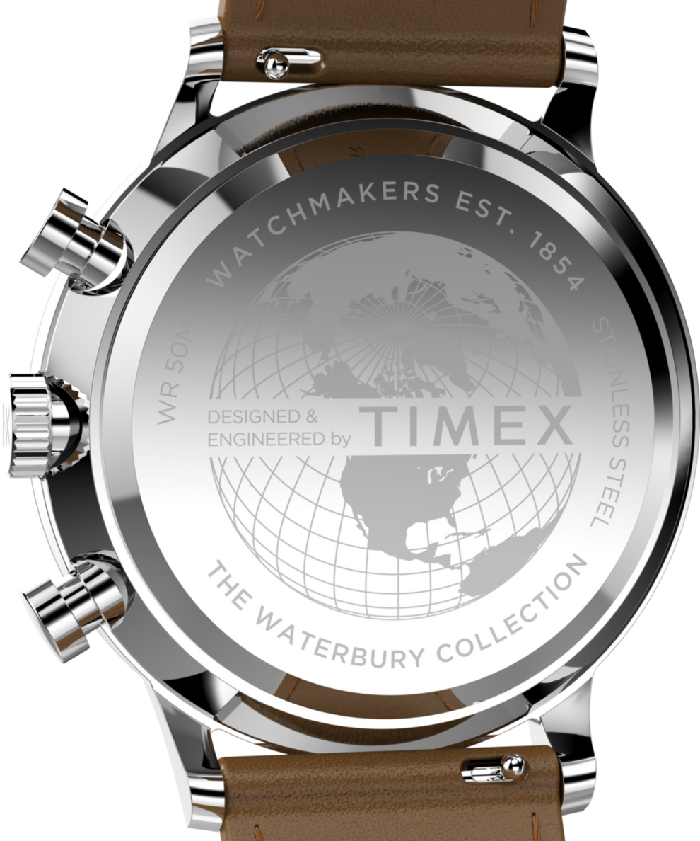 TW2Y29300 Waterbury Classic 40mm Leather Strap Watch Caseback Image