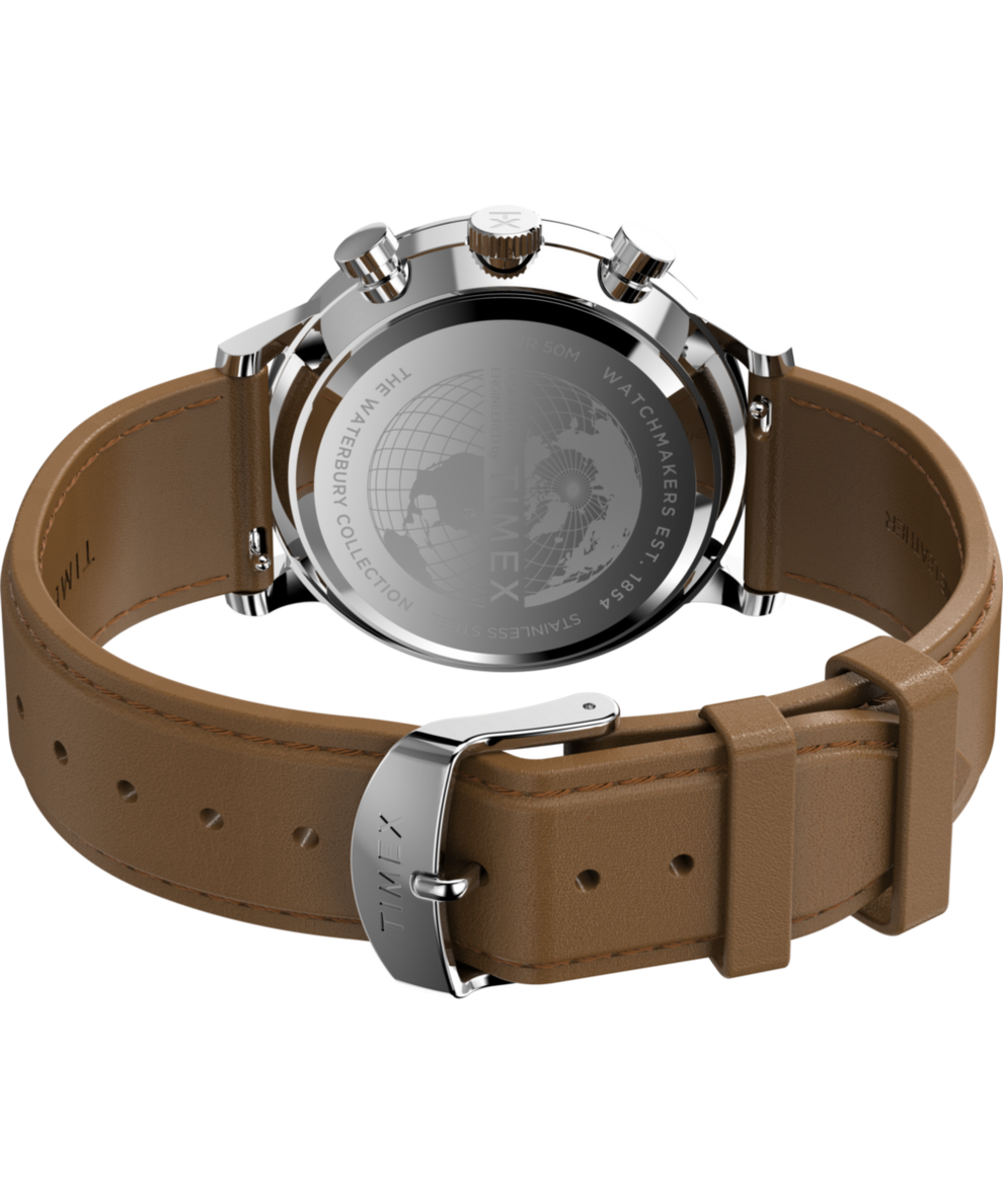 TW2Y29300 Waterbury Classic 40mm Leather Strap Watch Caseback with Attachment Image