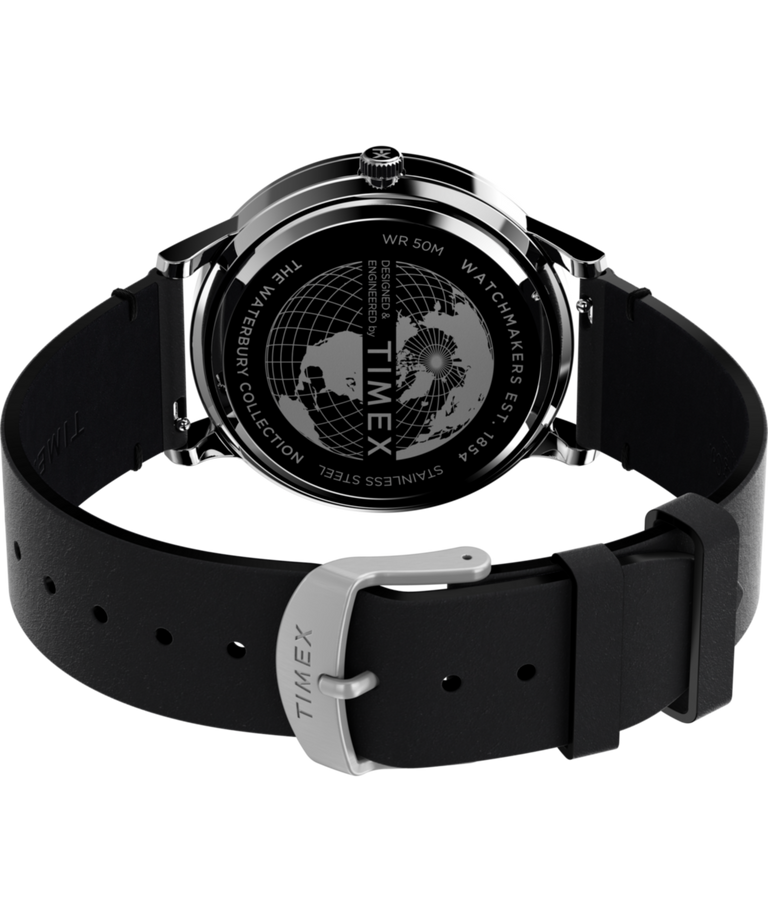 TW2Y29600 Waterbury Classic 3 Hand 40mm Leather Strap Watch Caseback with Attachment Image