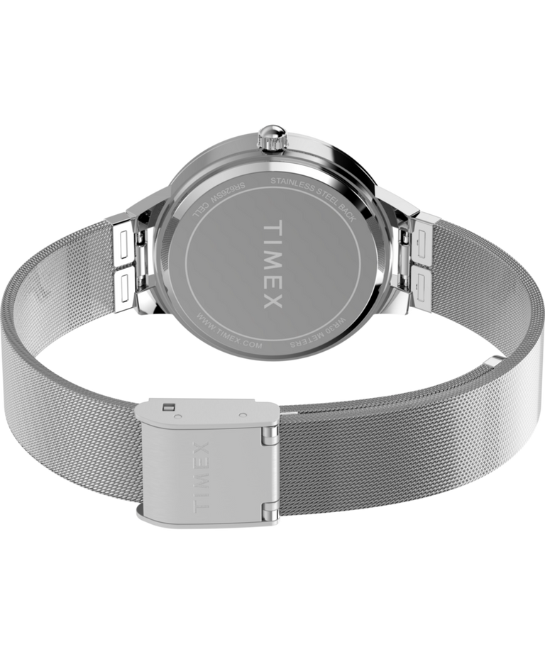 TW2Y30400 Timex 29mm Alloy Bracelet Watch Caseback with Attachment Image