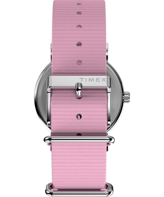 TW2Y30900 Peanuts® x Timex Weekender In Bloom, correa de tela de 38 mm para reloj. Imagen de la correa