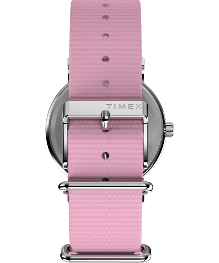 TW2Y30900 Peanuts® x Timex Weekender In Bloom, correa de tela de 38 mm para reloj. Imagen de la correa