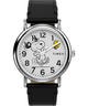 TW2Y31000 Peanuts® x Timex Weekender Snoopy Dancing, reloj de 38 mm con correa de piel. Imagen principal