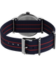 TW2Y31100 Timex x Peanuts® Weekender Cool Joe 38mm Fabric Strap Watch Caseback with Attachment Image
