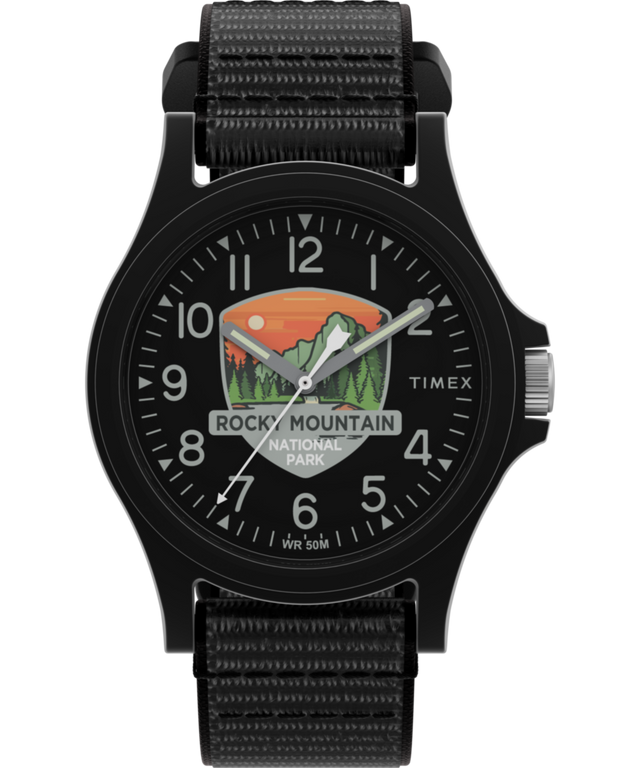 TW2Y32200 Reloj Timex «Rocky Mountain National Park» de 40 mm con correa de tela. Imagen principal