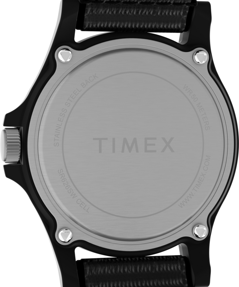 TW2Y32500 Timex Zion National Park, reloj de 40 mm con correa de tela: imagen del fondo de la caja