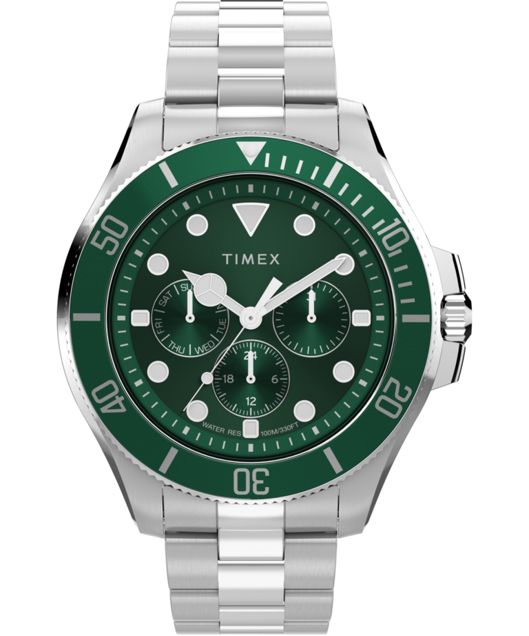 Harborside Coast Multifunction 43mm Stainless Steel Bracelet Watch Harborside Coast Multifunction 43mm Stainless Steel Bracelet Watch