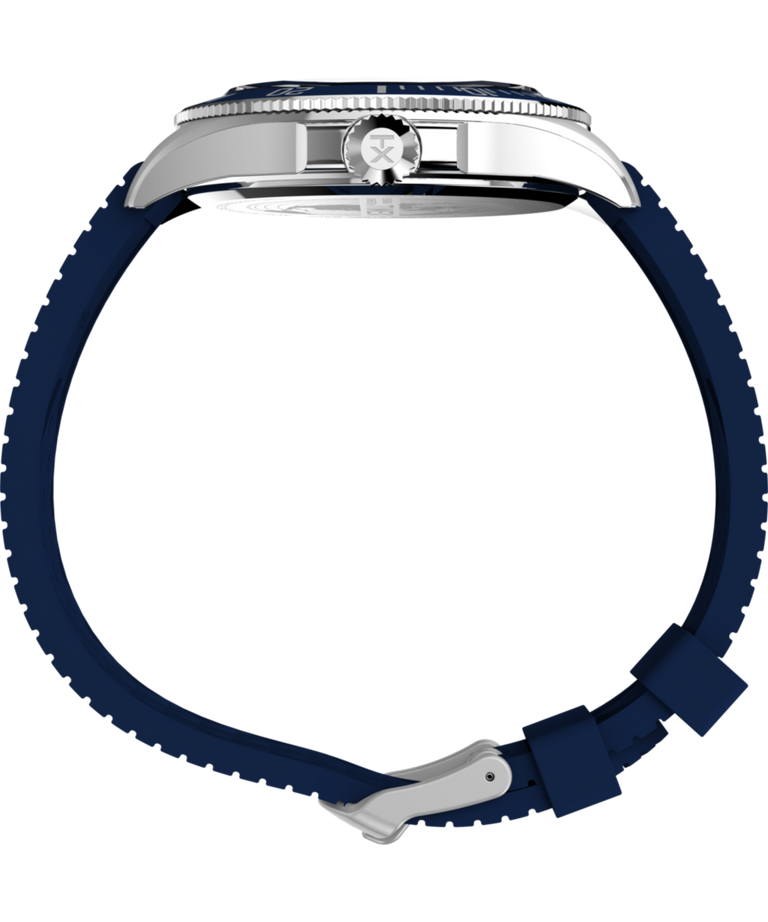 Harborside Coast Multifunction 43mm Synthetic Rubber Strap Watch Harborside Coast Multifunction 43mm Synthetic Rubber Strap Watch