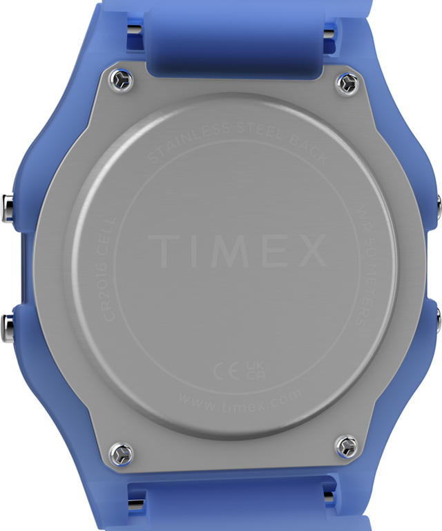 TW2Y34200 Timex T80 34mm Resin Watch Strap Caseback Image