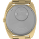TW2Y34400 Q Timex® 1975 Enigma, reloj de 37 mm con brazalete de acero inoxidable. Imagen del fondo de la caja.