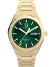 TW2Y35100 Q Timex® Continental Day and Date 39mm Stainless Steel Bracelet Watch Primary Image