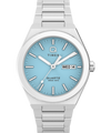 TW2Y35200 Q Reloj Timex® Continental con indicador de día y fecha, 39 mm, con brazalete de acero inoxidable. Imagen principal