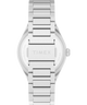 TW2Y35200 Q Timex® Continental Día y fecha, 39 mm, correa de acero inoxidable. Imagen de la correa del reloj