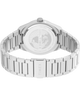 TW2Y35200 Q Reloj Timex® Continental con indicador de día y fecha, 39 mm, correa de acero inoxidable. Imagen del fondo de la caja con accesorio.