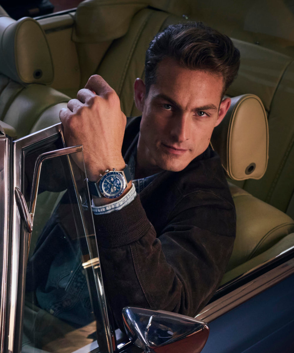 Q Timex® Chronograph 40mm Leather Strap Watch - TW2Y36100 | Timex US