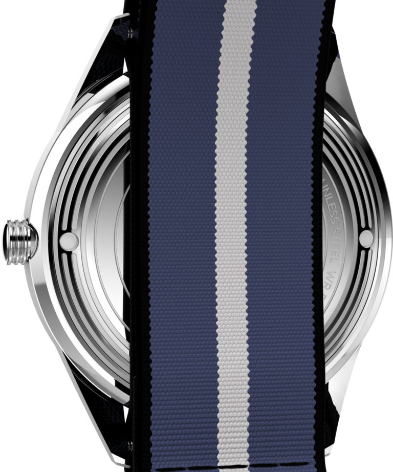 TW2Y37400 Marlin® Jet Quartz 38mm Fabric Strap Watch Caseback Image
