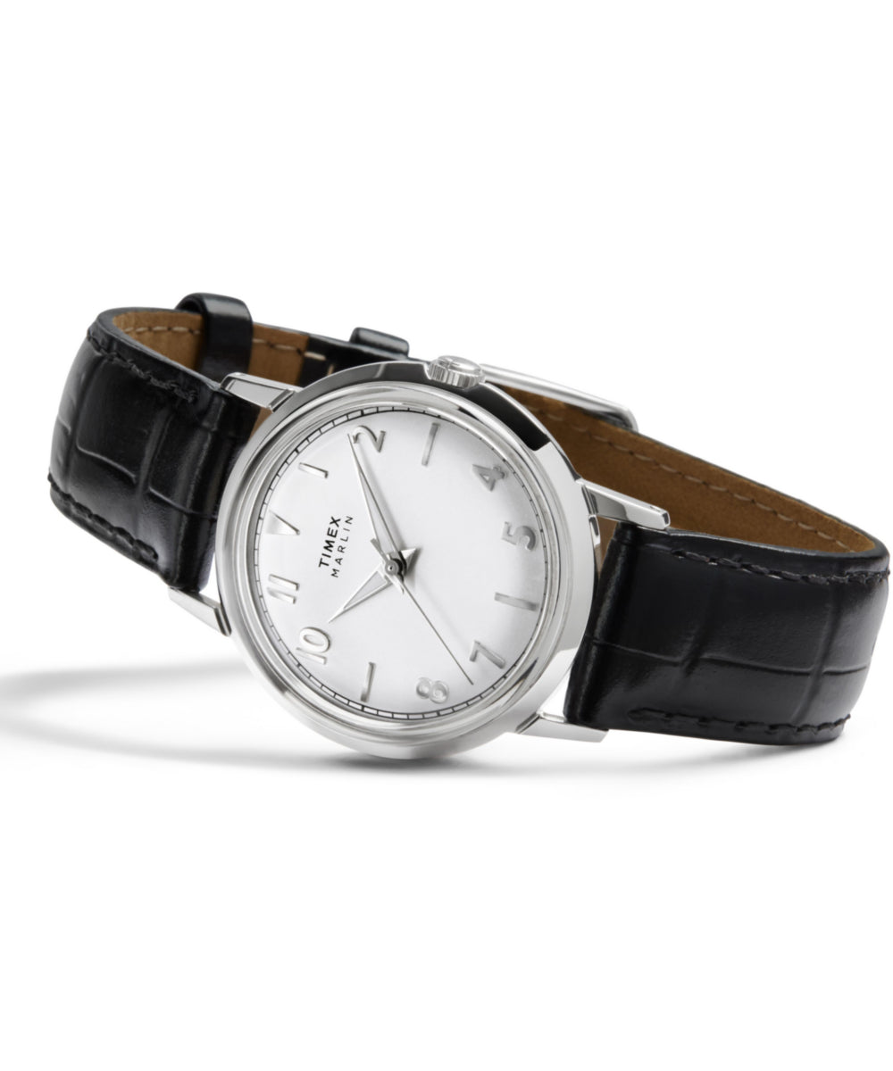 Marlin® Quartz 34mm Leather Strap Watch - TW2Y37600 | Timex US