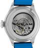 TW2Y38800 Timex x Pan Am® Waterbury Automatic Ace 41mm Leather Strap Watch Caseback Image