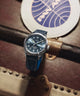 TW2Y38800 Timex x Pan Am® Waterbury Automatic Ace 41mm Leather Strap Watch Alt Beauty Shot 2