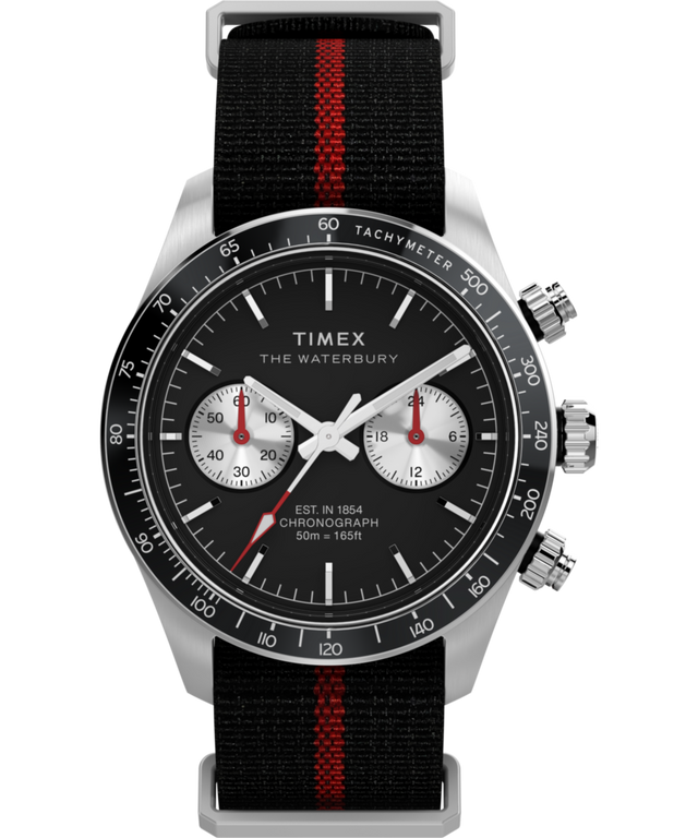 Waterbury Heritage Chronograph 39mm Fabric Strap Watch - TW2Y38900