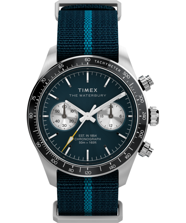 Waterbury Heritage Chronograph 39mm Fabric Strap Watch - TW2Y39000