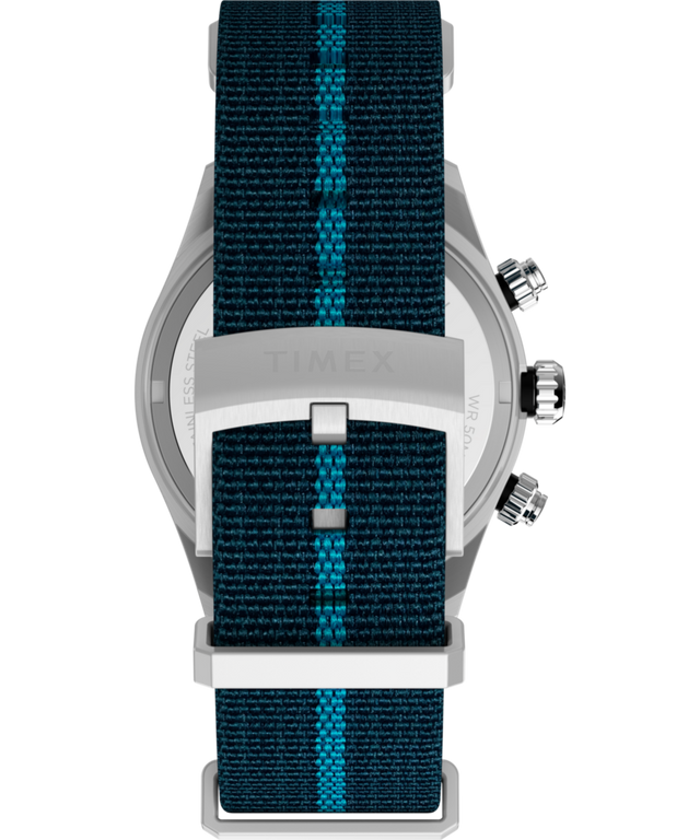 Imagen de la correa del reloj con correa de tela Waterbury Heritage Cronógrafo de 39 mm TW2Y39000