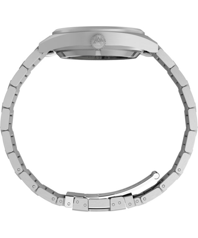 TW2Y39600 Expedition® Capstone Automático de 39 mm con brazalete de acero inoxidable. Imagen de perfil del reloj