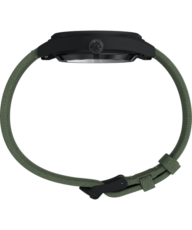 TW2Y39800 Expedition® Capstone Automático de 39 mm con correa de tejido ecológico. Imagen de perfil del reloj
