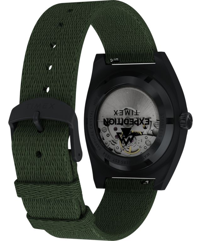 TW2Y39800 Expedition® Capstone Automatic 39mm Eco-Conscious Fabric Strap Watch Caseback with Attachment Image