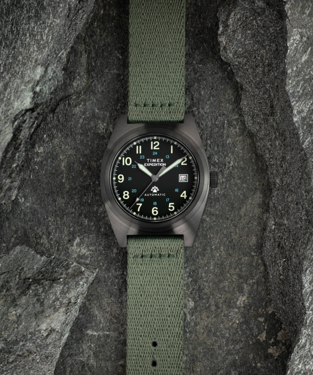 TW2Y39800 Expedition® Capstone Automático de 39 mm con correa de tejido ecológico: siluetas clave de la campaña (fotos de producto) Imagen