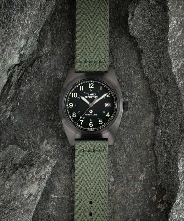 TW2Y39800 Expedition® Capstone Automático de 39 mm con correa de tejido ecológico: siluetas clave de la campaña (fotos de producto) Imagen