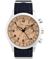 Imagen principal del reloj con cronógrafo Fly-Back Waterbury Traditional de 43 mm y correa de tela TW2Y40800