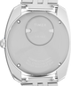TW2Y44400 Q Timex® 1971 Velocity, reloj de 36 mm con brazalete de acero inoxidable. Imagen del fondo de la caja.