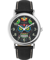 TW2Y44500 Timex Weekender Day of the Dead 38mm Leather Strap Watch Primary Image