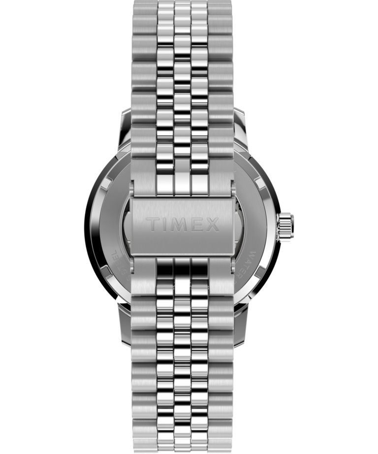 TW2Y45000 Peanuts® x Timex  Marlin® Automatic 75th Anniversary 40mm Stainless Steel Bracelet Watch Strap Image