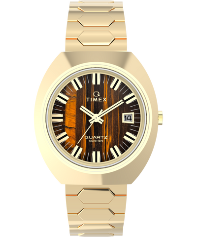 TW2Y45200 Q Timex® 1972 Time Machine Reissue 39mm Stainless Steel Bracelet Watch Primary Image