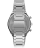 TW2Y45300 Peanuts® x Q Timex® Chronograph 40mm Stainless Steel Bracelet Watch  Strap Image