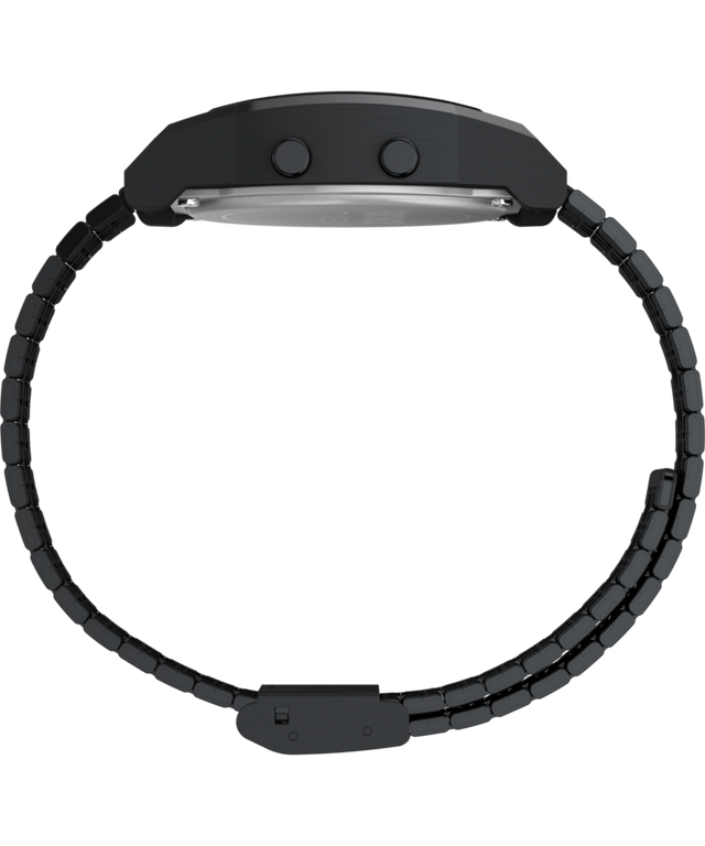 TW2Y46000 Timex x Fortnite T80, reloj de 36 mm con brazalete de acero inoxidable. Imagen de perfil