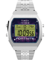 TW2Y46100 Reloj Timex x Fortnite T80 de 36 mm con brazalete de acero inoxidable — Imagen principal