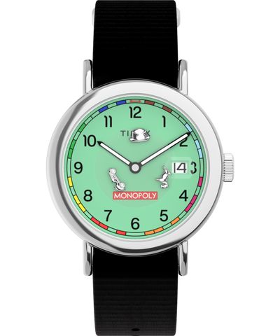 TW2Y47000 Monopoly x Timex Weekender 37mm Fabric Strap Watch Primary Image