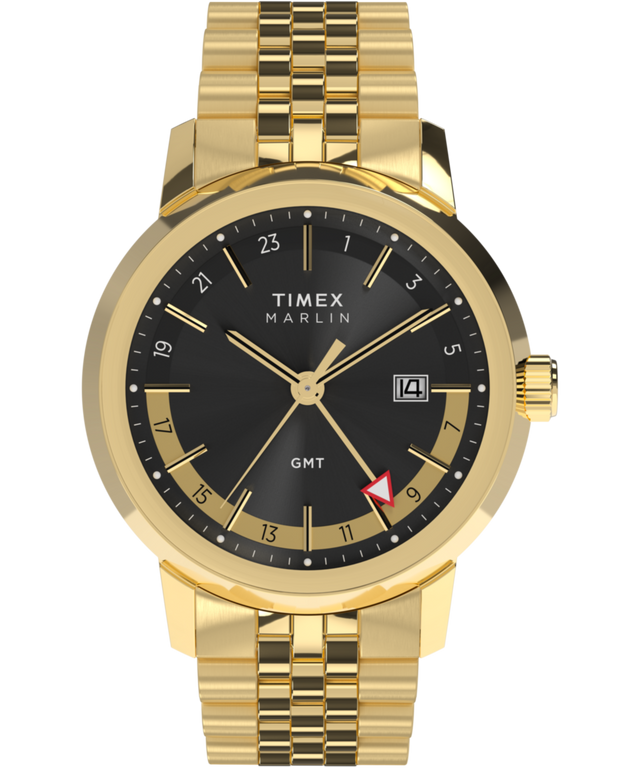 Imagen principal del reloj con brazalete de acero inoxidable Marlin® Quartz GMT de 40 mm TW2Y47700