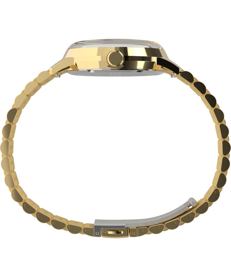 Imagen de perfil del reloj con brazalete de acero inoxidable Marlin® Quartz GMT de 40 mm TW2Y47700
