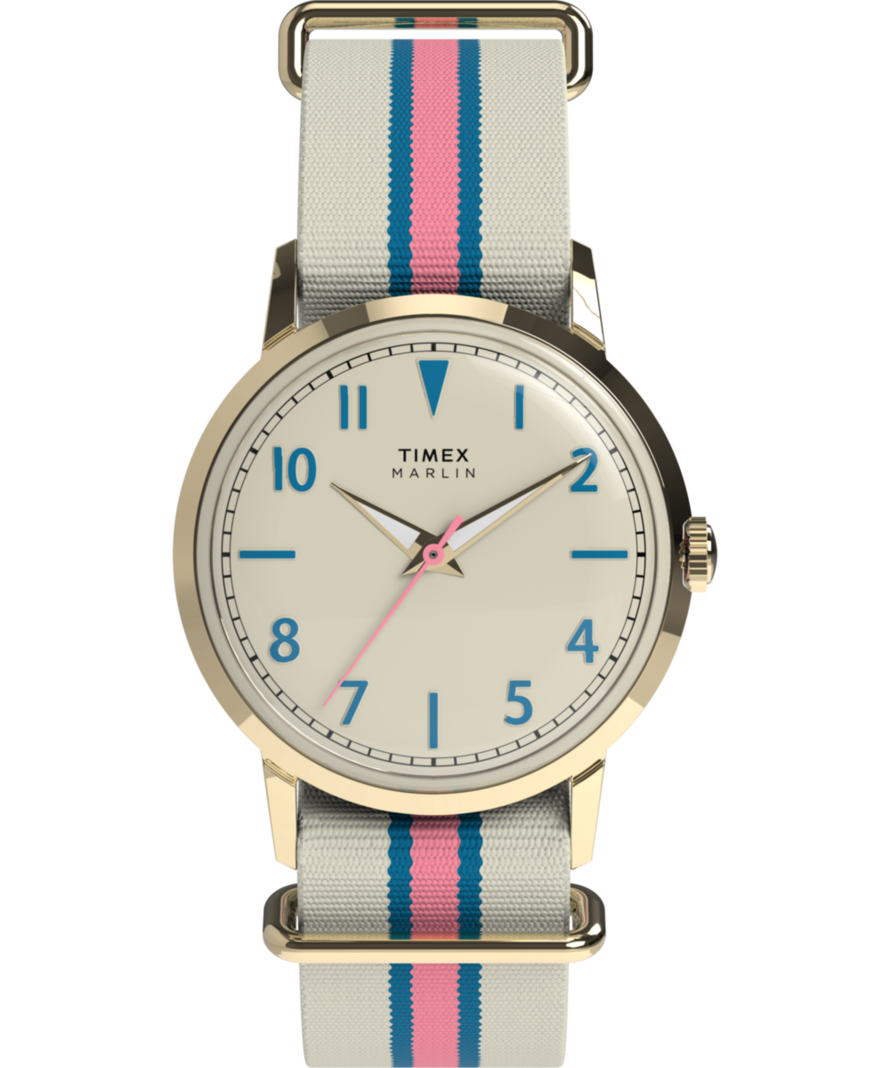 Timex Marlin 34mm Fabric Strap Watch